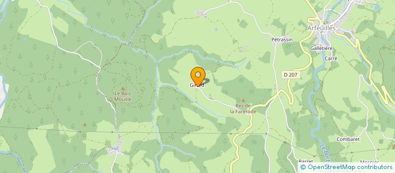 localisation de l'entreprise GAEC AGNES ET PHILIPPE COGNET  SAINT-CHRISTOPHE-EN-BOURBONNAIS