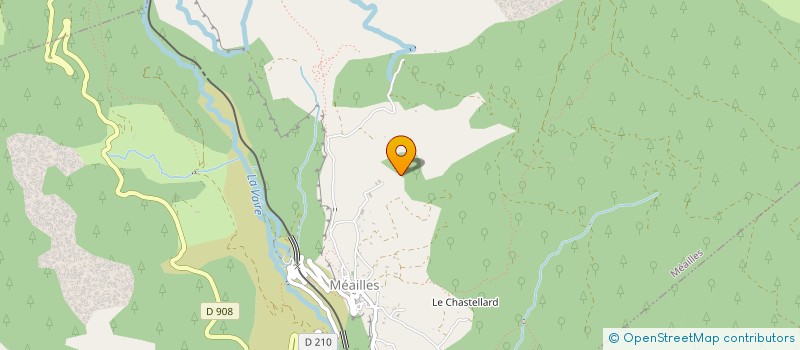 localisation de l'entreprise GAEC AGREE DE CHAMP JAUBERT  MEAILLES