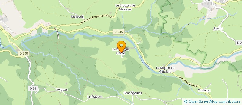 localisation de l'entreprise GAEC AGREE DE LA CESSE à MOUDEYRES