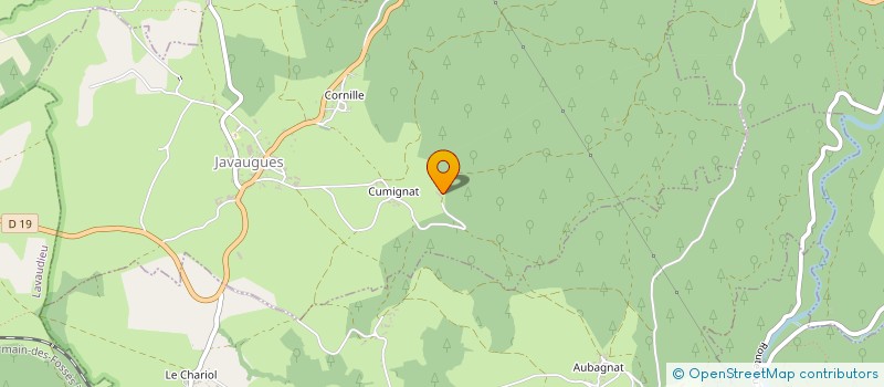 localisation de l'entreprise GAEC AGREE DE LA CIGOGNE à VIEILLE-BRIOUDE