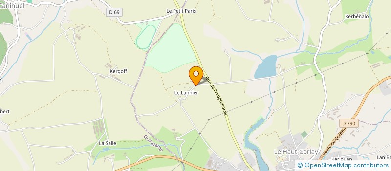 localisation de l'entreprise GAEC AGREE DE LA PETITE LANDE à LE HAUT-CORLAY