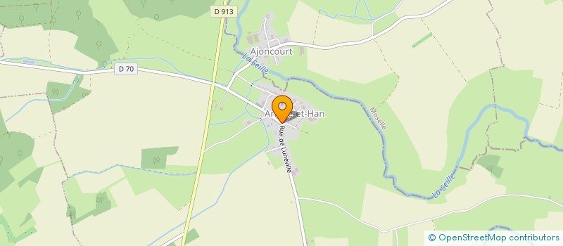 localisation de l'entreprise GAEC AGREE DE LA PETITE SEILLE  ARRAYE-ET-HAN