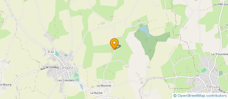 localisation de l'entreprise GAEC AGREE DE LIVET  PLOUGUENAST-LANGAST