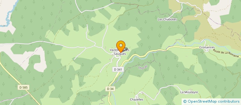 localisation de l'entreprise GAEC AGREE DES 2 VALLAIT à ESPLANTAS-VAZEILLES