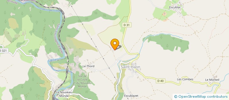 localisation de l'entreprise GAEC AGREE DES HORTENSIAS II  SAINT-HAON