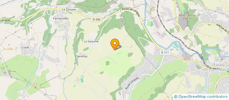 localisation de l'entreprise GAEC AGREE DES PAONS BLEUS à CEYSSAC