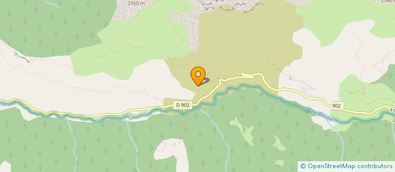 localisation de l'entreprise GAEC AGREE DU BACHELARD  UVERNET FOURS