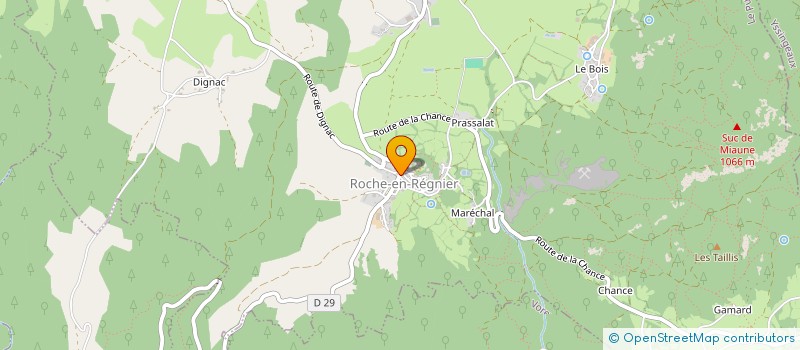 localisation de l'entreprise GAEC AGREE DU CLOS à ROCHE-EN-REGNIER