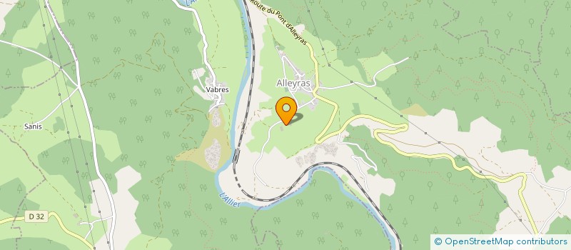 localisation de l'entreprise GAEC AGREE ELEVAGE BELIN  SAINT PRIVAT D'ALLIER