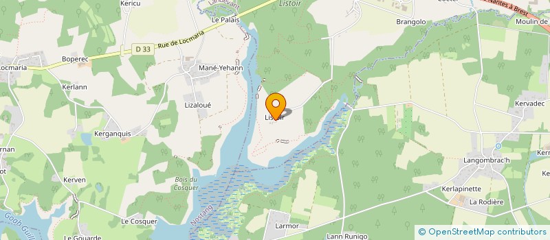 localisation de l'entreprise GAEC AGREE LA BELE LISTOIR  LANDEVANT