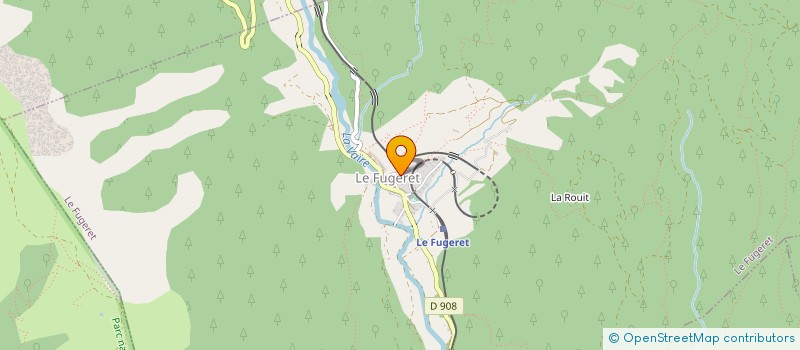 localisation de l'entreprise GAEC AGREE LA BOUISSE  LE FUGERET