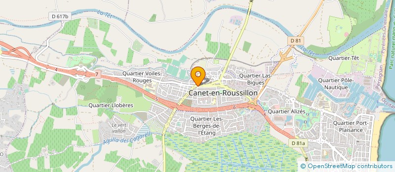 localisation de l'entreprise GAEC AGREE LA FORGE  CANET-EN-ROUSSILLON