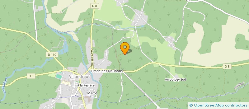 localisation de l'entreprise GAEC AGREE LA GRANDE LAGUNE à NOAILLAN