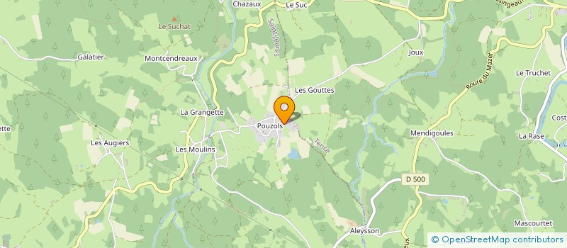 localisation de l'entreprise GAEC AGREE LE CŒUR D'IDA à SAINT-JEURES