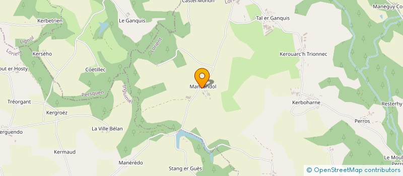 localisation de l'entreprise GAEC AGREE LE MOULEC à BUBRY
