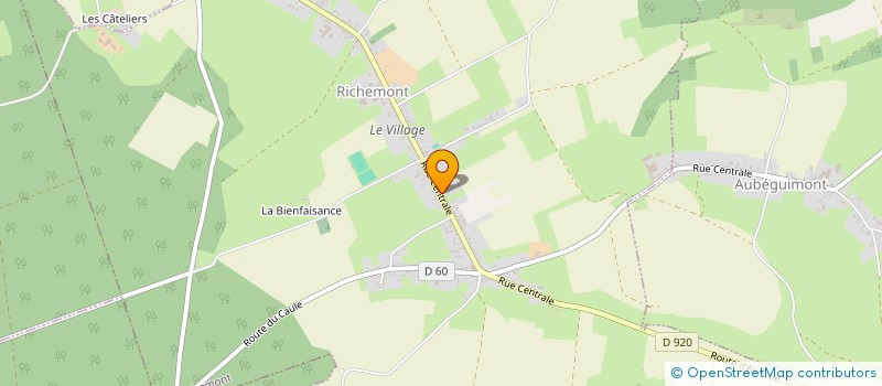 localisation de l'entreprise GAEC AGREE NOYON  AUBEGUIMONT