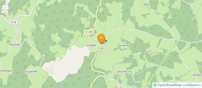 localisation de l'entreprise GAEC AGREE PADIRAC  MERCUR