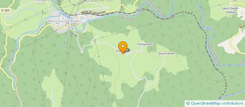 localisation de l'entreprise GAEC AGREE ROC DE JOURDE à SAINT-VENERAND