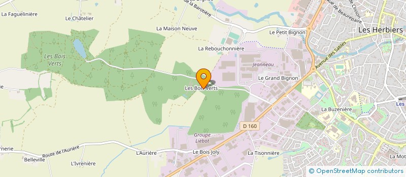 localisation de l'entreprise GAEC AGRI PASSION à HERBIERS (LES)
