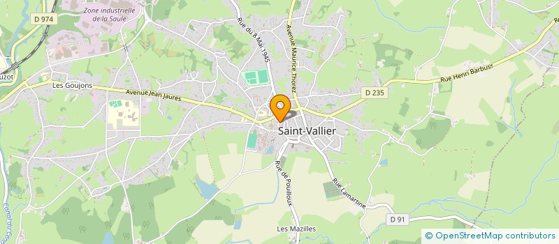 localisation de l'entreprise GAEC AGRIBREUIL à POUILLOUX
