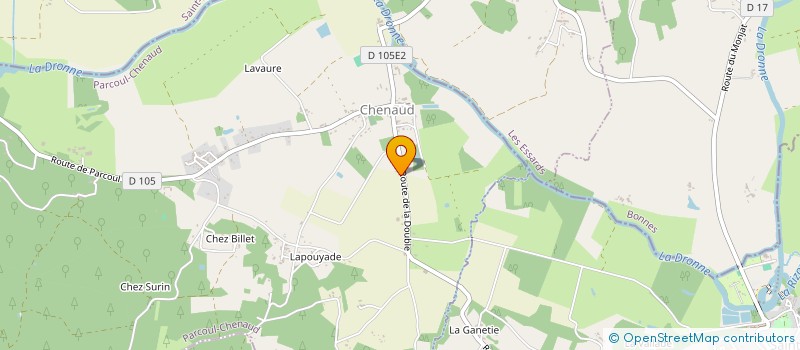 localisation de l'entreprise GAEC AGRIVERT à SAINT AULAYE-PUYMANGOU