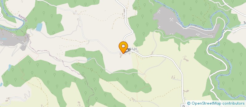 localisation de l'entreprise GAEC ALIBERT à RAYSSAC