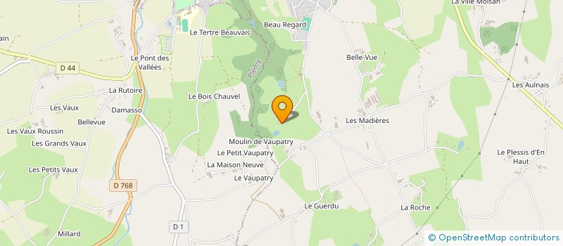 localisation de l'entreprise GAEC AMICE VALO à TREDANIEL