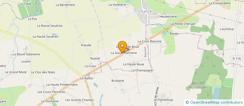 localisation de l'entreprise GAEC AN KRISS à BAIS