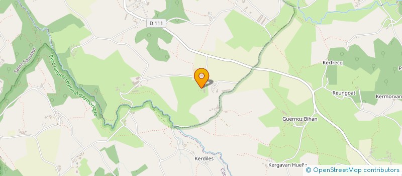 localisation de l'entreprise GAEC AN TRISKELL à SAINT-THEGONNEC LOC-EGUINER