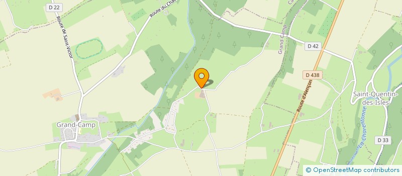 localisation de l'entreprise GAEC ANDRE  GRAND-CAMP