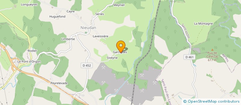 localisation de l'entreprise GAEC ANDRIEU A LA GARRIGUE à LACAPELLE-VIESCAMP