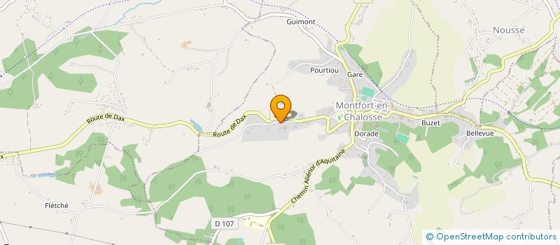 localisation de l'entreprise GAEC ANGAYS à MONTFORT-EN-CHALOSSE