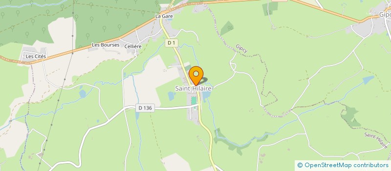 localisation de l'entreprise GAEC ANGELVY  BUXIERES-LES-MINES