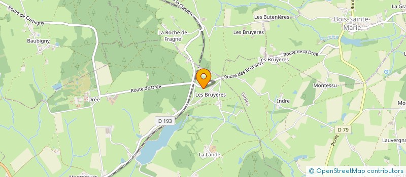 localisation de l'entreprise GAEC ANTOINE  BOIS-SAINTE-MARIE