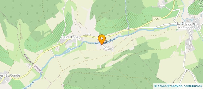 localisation de l'entreprise GAEC ANTOINE à VALLEES EN CHAMPAGNE
