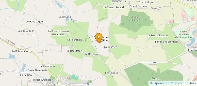 localisation de l'entreprise GAEC AR KOULM à LIEURON