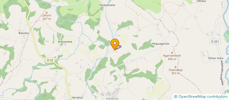 localisation de l'entreprise GAEC ARBERGA  HELETTE