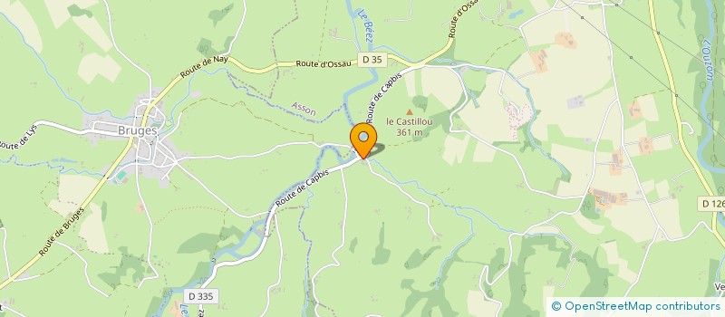 localisation de l'entreprise GAEC ARROUDE à ASSON