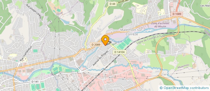 localisation de l'entreprise GAEC AU RUSSAC à DAMPNIAT