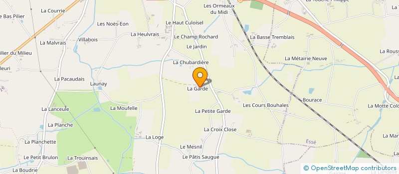 localisation de l'entreprise GAEC AUBAULT à JANZE