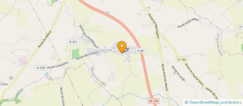 localisation de l'entreprise GAEC AUBERT à TORIGNY-LES-VILLES