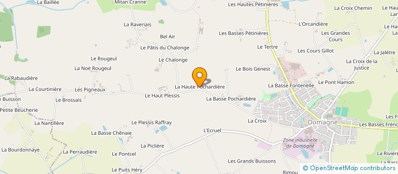 localisation de l'entreprise GAEC AUBIN  DOMAGNE