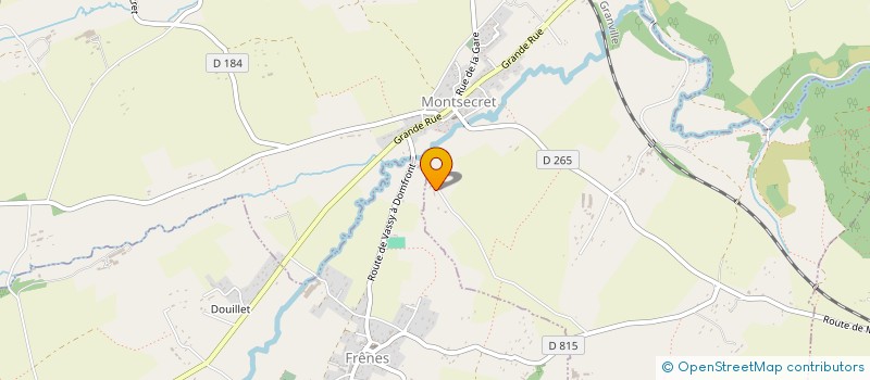 localisation de l'entreprise GAEC AUBINE à MONTSECRET-CLAIREFOUGERE
