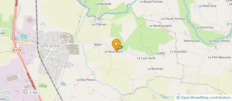 localisation de l'entreprise GAEC AUBRY H  SAINT-ARMEL