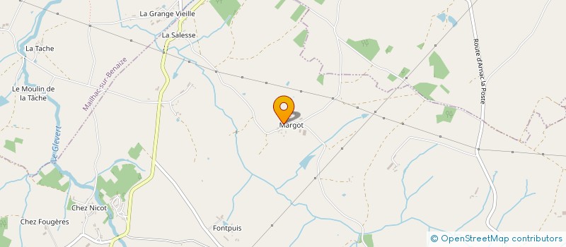 localisation de l'entreprise GAEC AUCOMTE PERE ET FILS à ARNAC-LA-POSTE