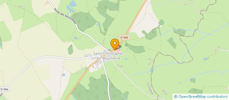 localisation de l'entreprise GAEC AUGROS à SAINT-CHRISTOPHE-EN-BOUCHERIE