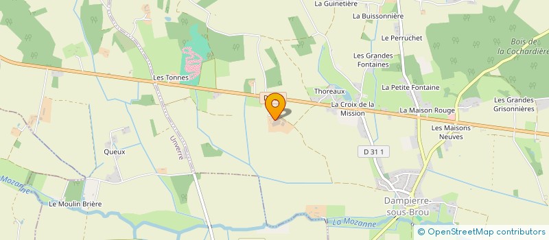 localisation de l'entreprise GAEC AUGUSTE à DAMPIERRE-SOUS-BROU