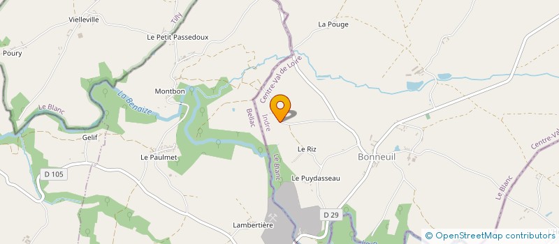 localisation de l'entreprise GAEC AUPETIT-DUBOIS à CHAILLAC