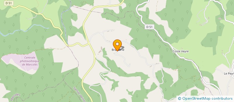 localisation de l'entreprise GAEC AURIACOMBE à SANSAC-VEINAZES