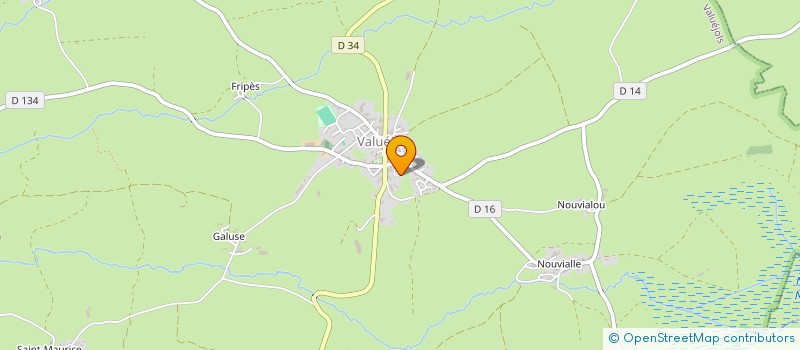 localisation de l'entreprise GAEC AURIERE MONTBERTRAND à VALUEJOLS